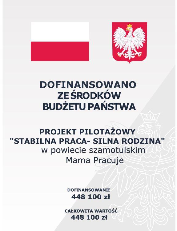 Mama pracuje plakat