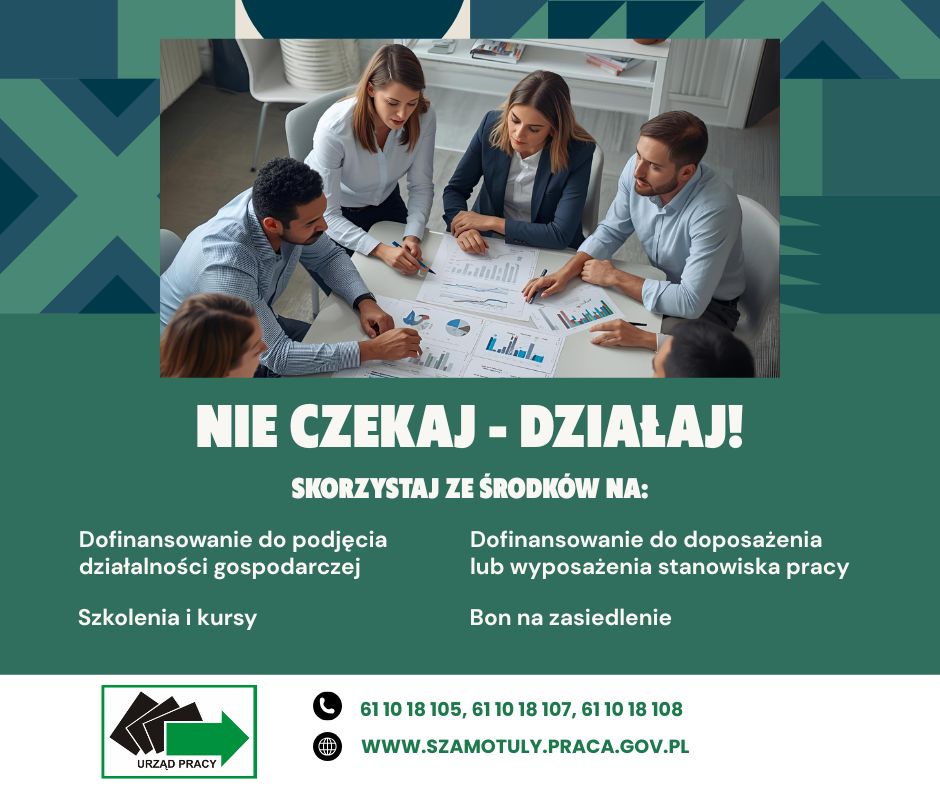Zdjęcie artykułu Nabór wniosków na dotacje, bony na zasiedlenie, szkolenia, a także doposażenia stanowisk pracy