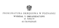 Obrazek dla: Nabór na staż urzędniczy w prokuraturach rejonowych okręgu poznańskiego